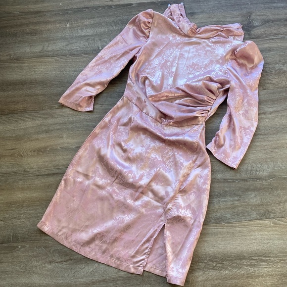 PYT PINK BODYCON DRESS - Picture 2 of 8